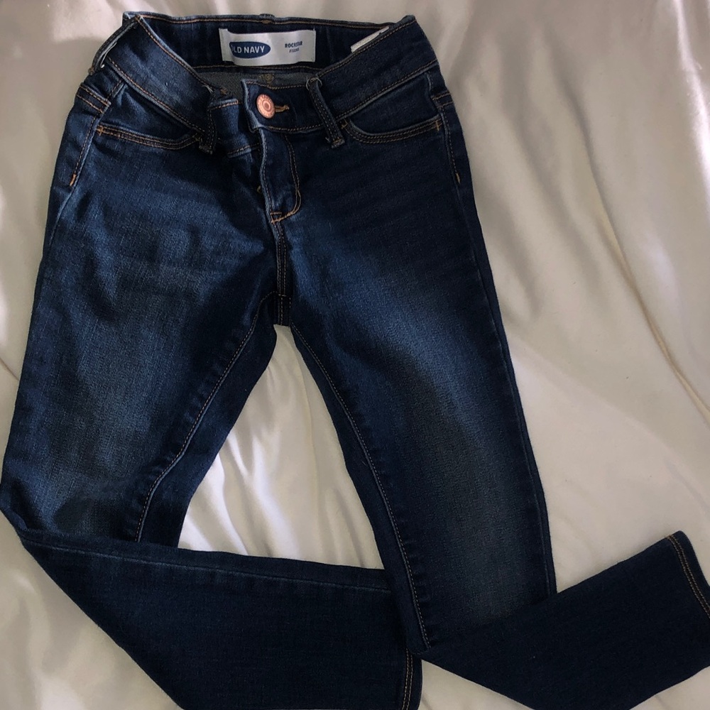 Old Navy Women's Deep Indigo Skinny Jeans